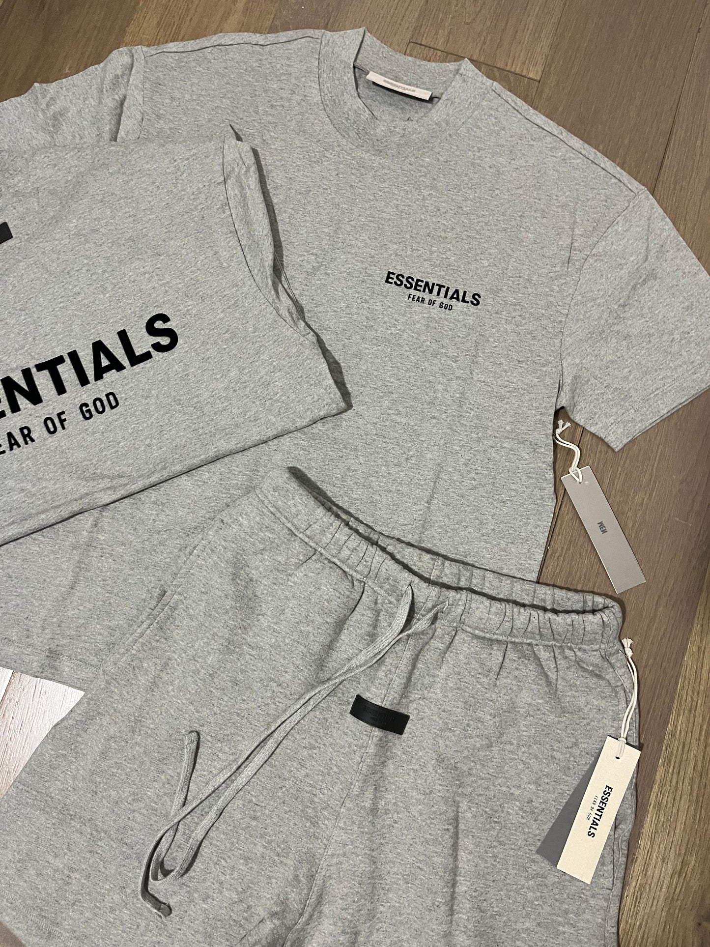 FOG Essentials SS22 Dark Oatmeal Grey Tshirt short set