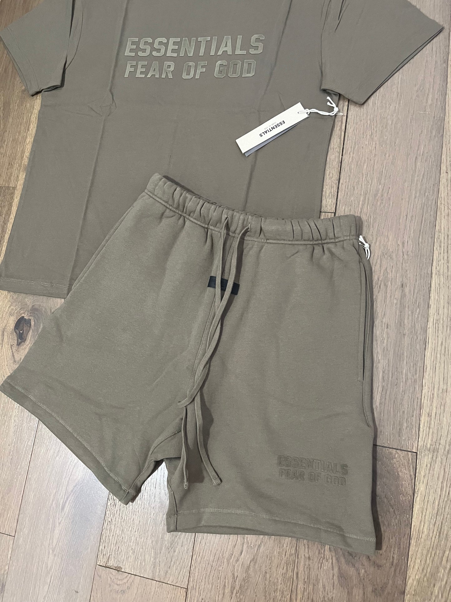 FOG Essential SS23 'Wood Brown' T-shirt & short set