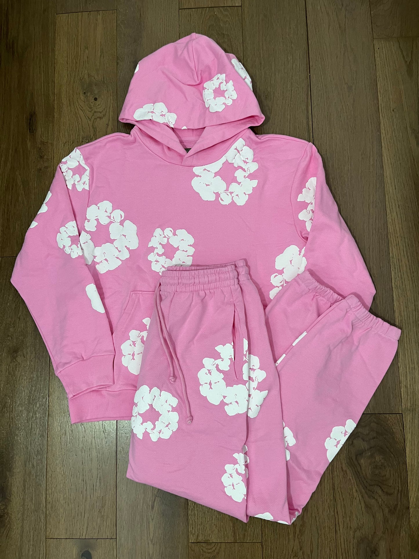 Denim Tears The Cotton Wreath Tracksuit Pink / White