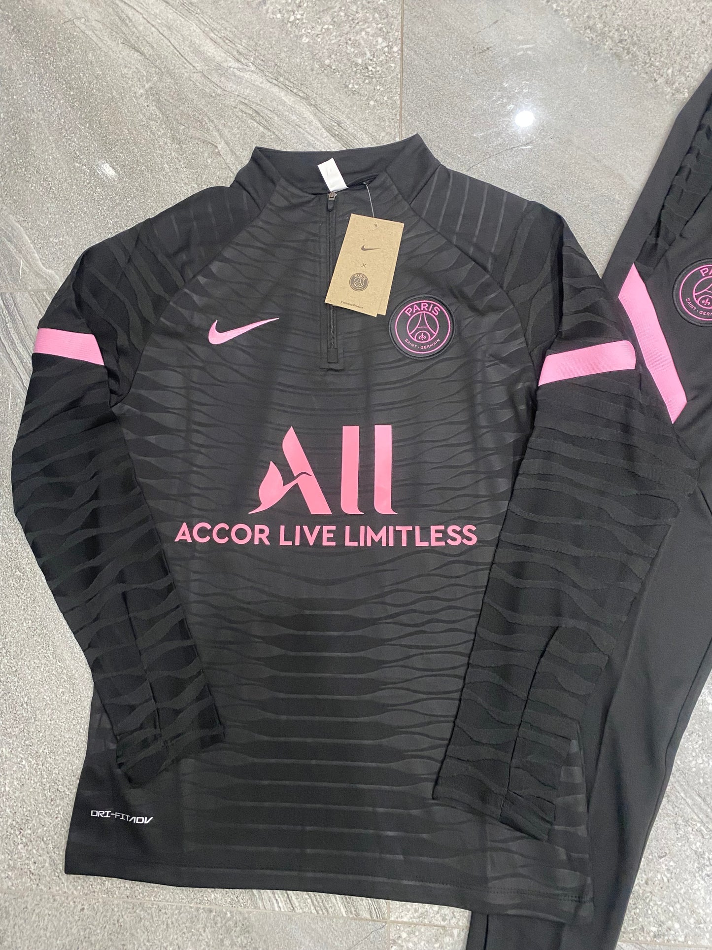 PSG Dri-Fit Tracksuit black pink