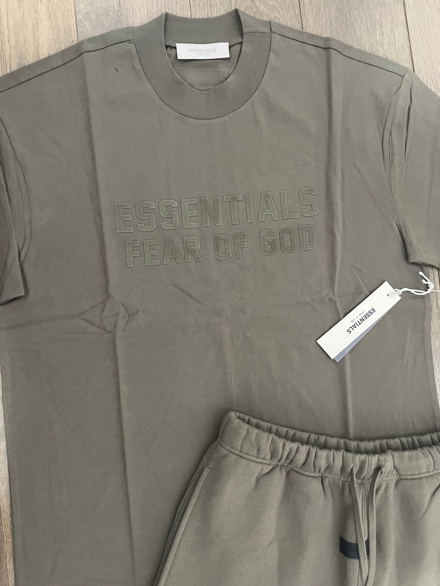 FOG Essential SS23 'Wood Brown' T-shirt & short set