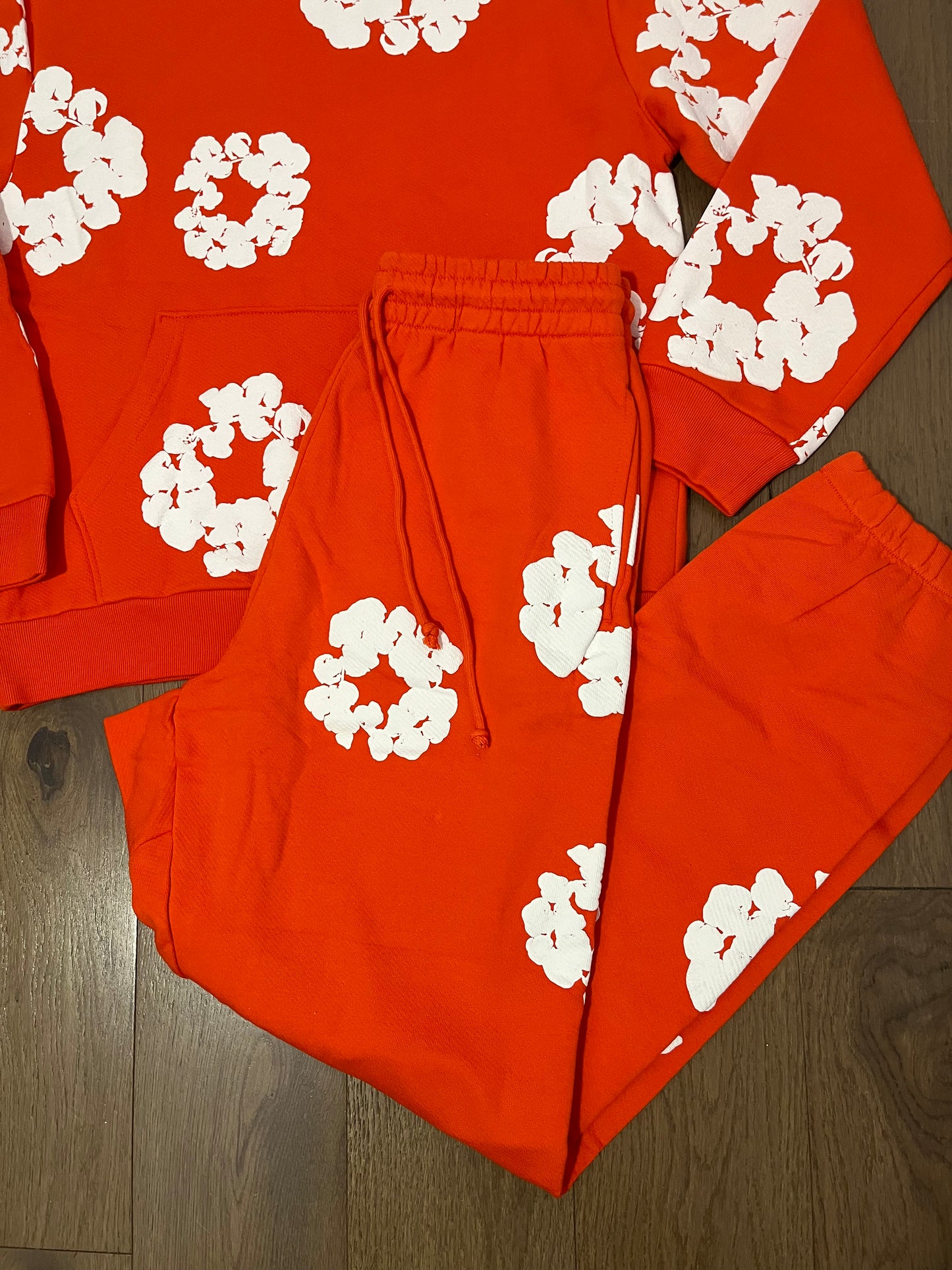 Denim Tears The Cotton Wreath Tracksuit Orange / White