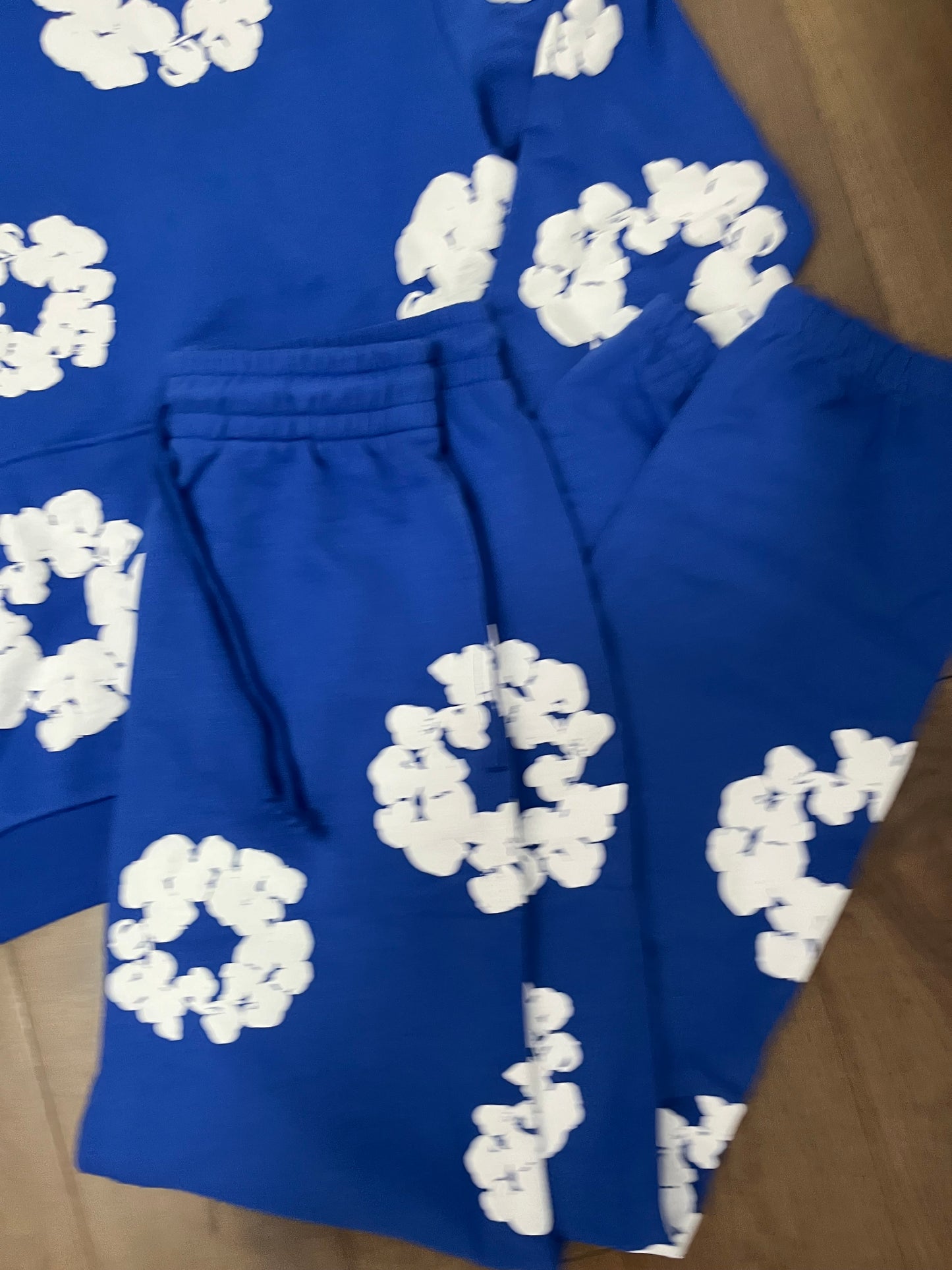 Denim Tears The Cotton Wreath Tracksuit Royal Blue