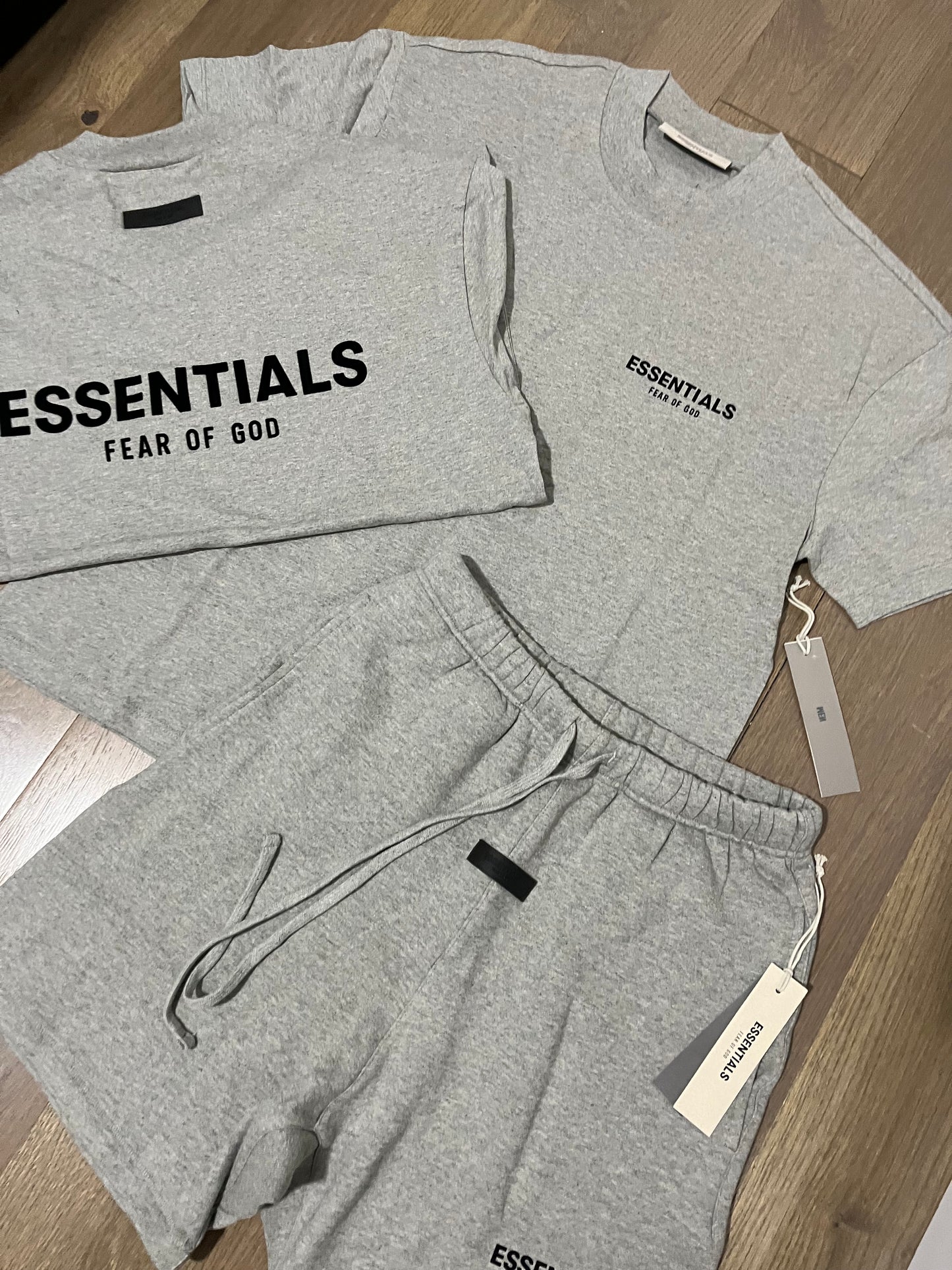 FOG Essentials SS22 Dark Oatmeal Grey Tshirt short set