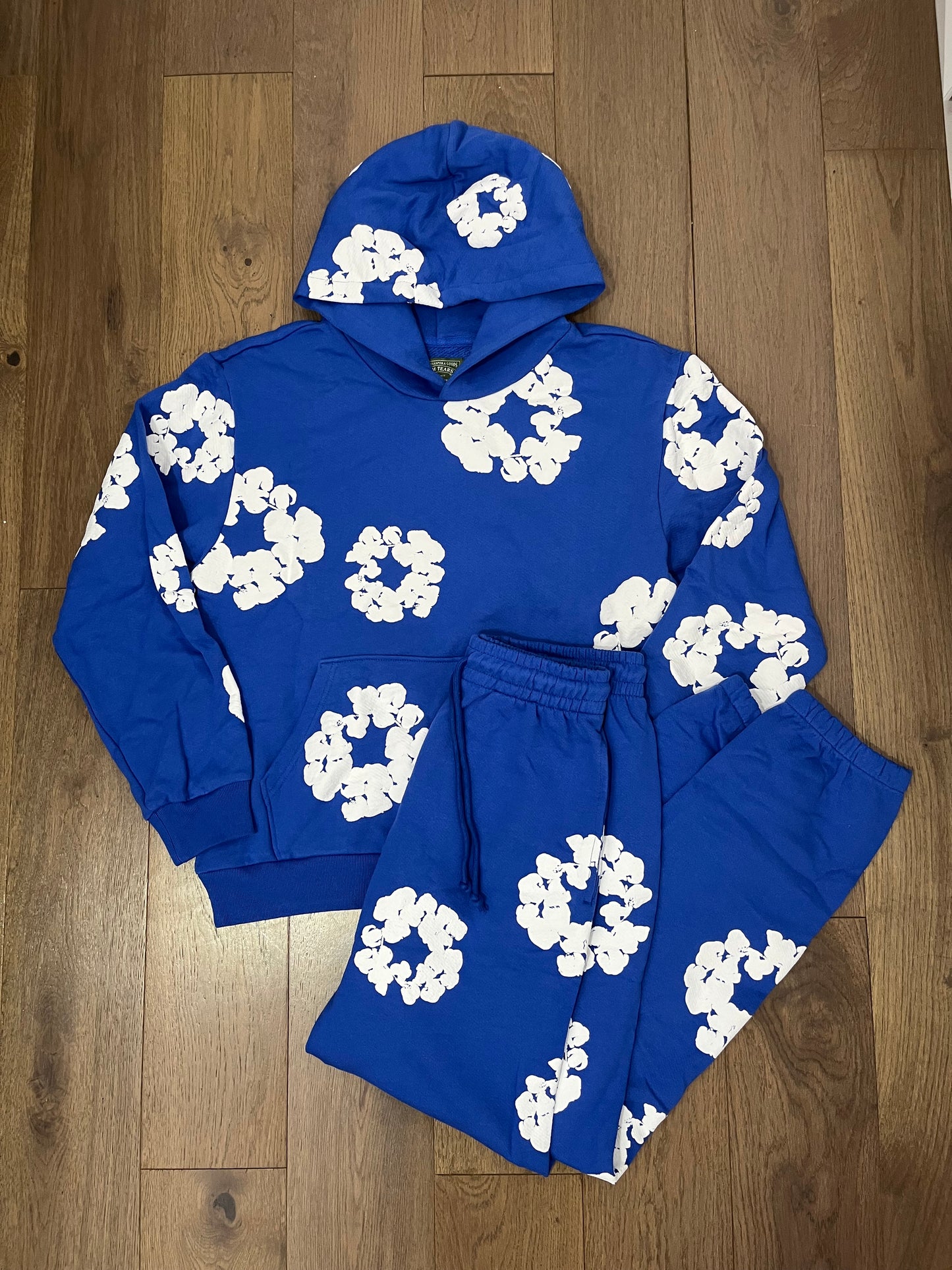 Denim Tears The Cotton Wreath Tracksuit Royal Blue