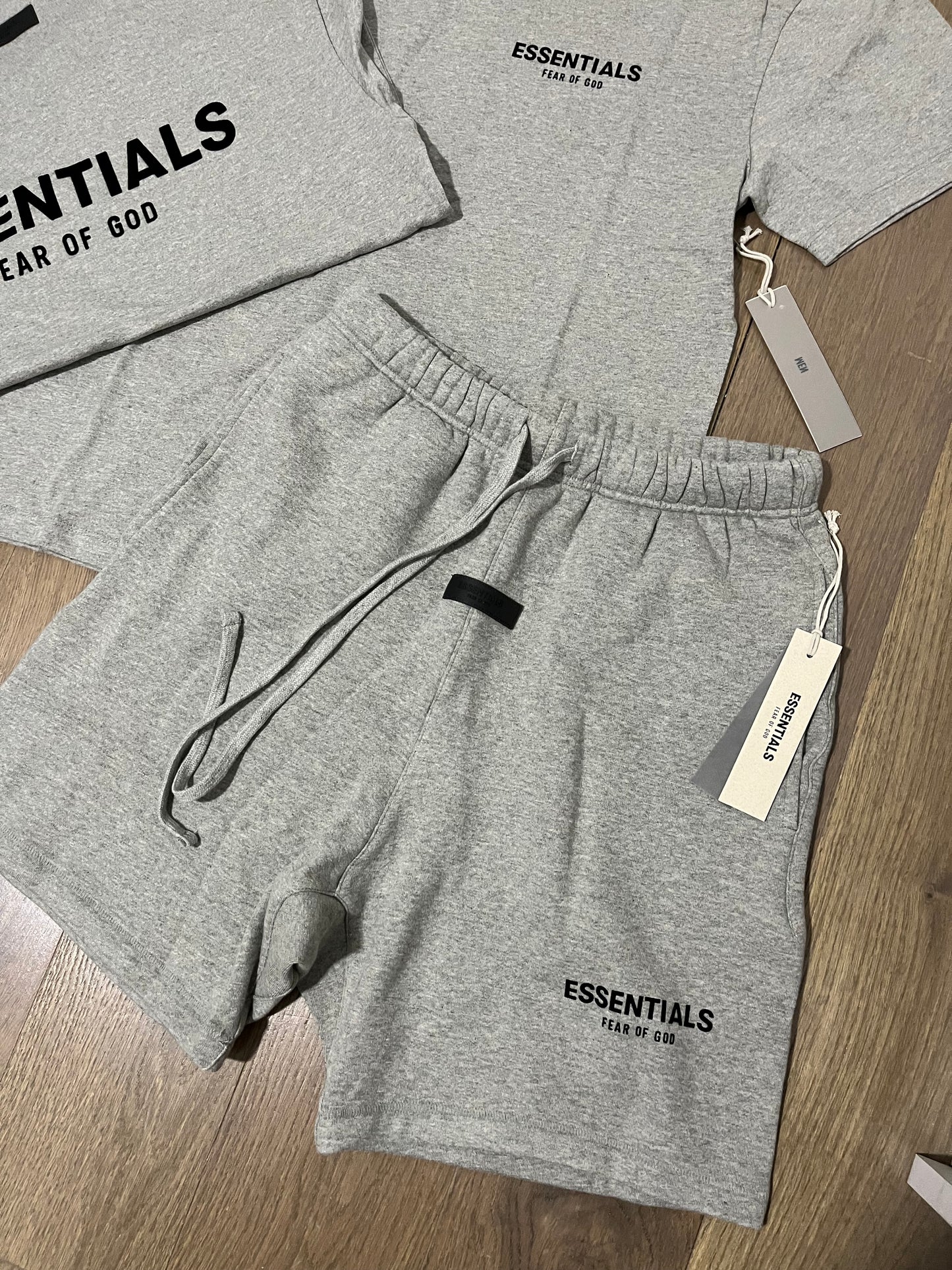 FOG Essentials SS22 Dark Oatmeal Grey Tshirt short set