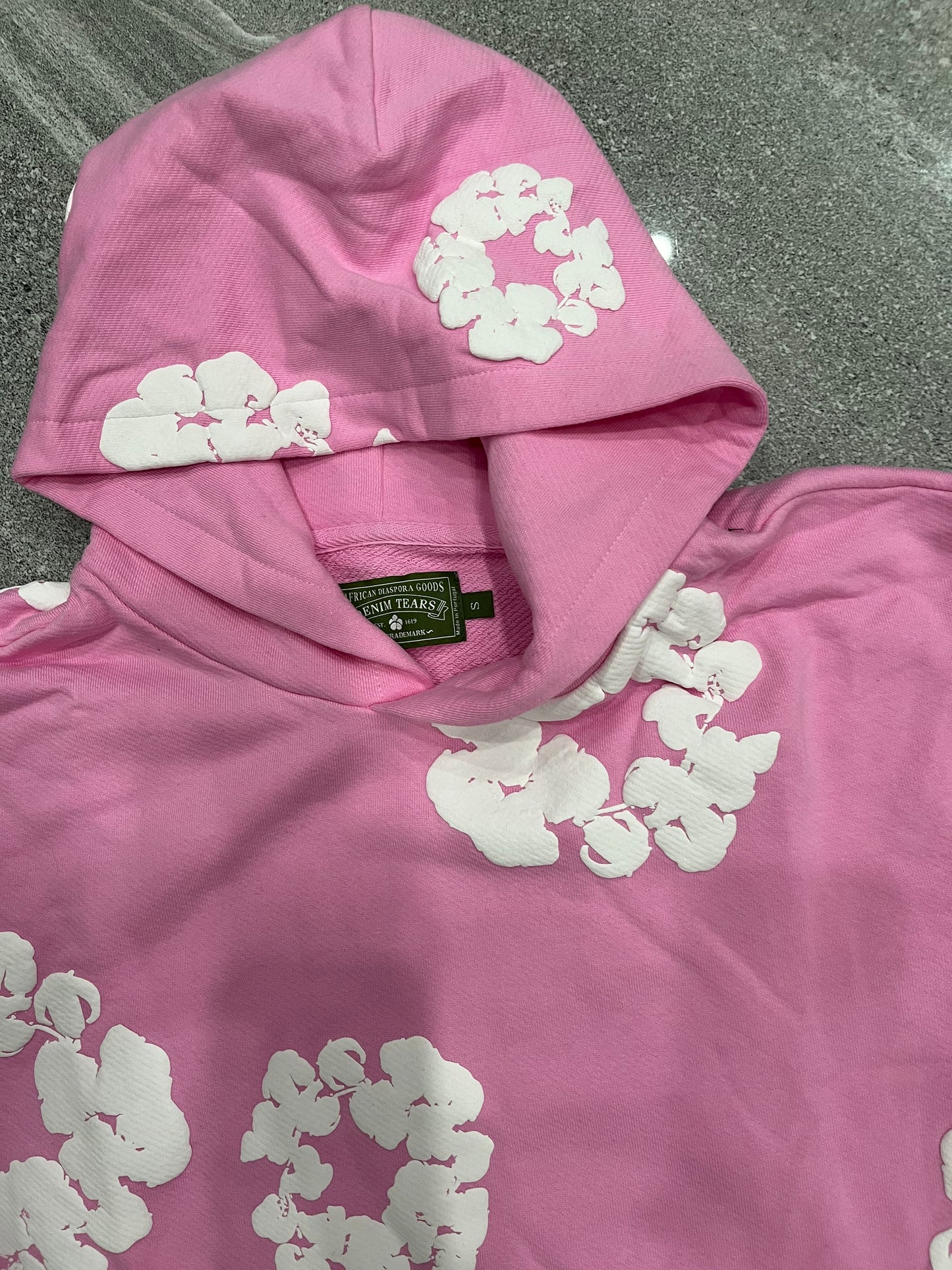 Denim Tears The Cotton Wreath Tracksuit Pink / White