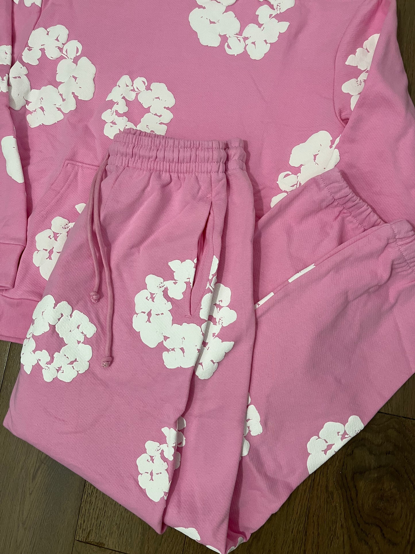 Denim Tears The Cotton Wreath Tracksuit Pink / White