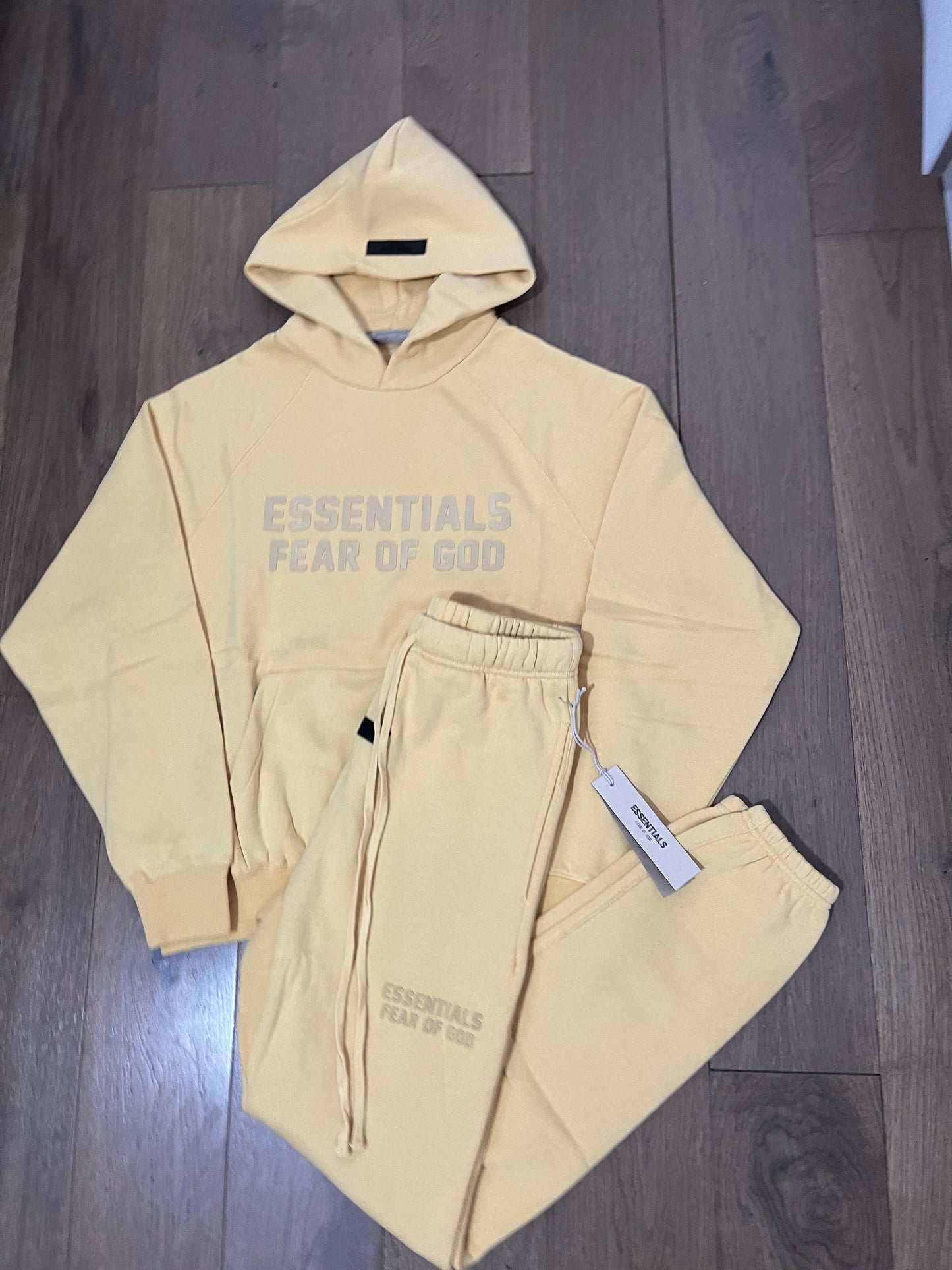 FOG Essentials Tracksuit Yellow 'Light Tuscan' SS23