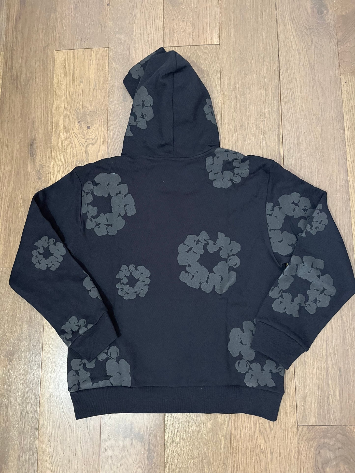 Denim Tears The Cotton Wreath Triple Black Tracksuit