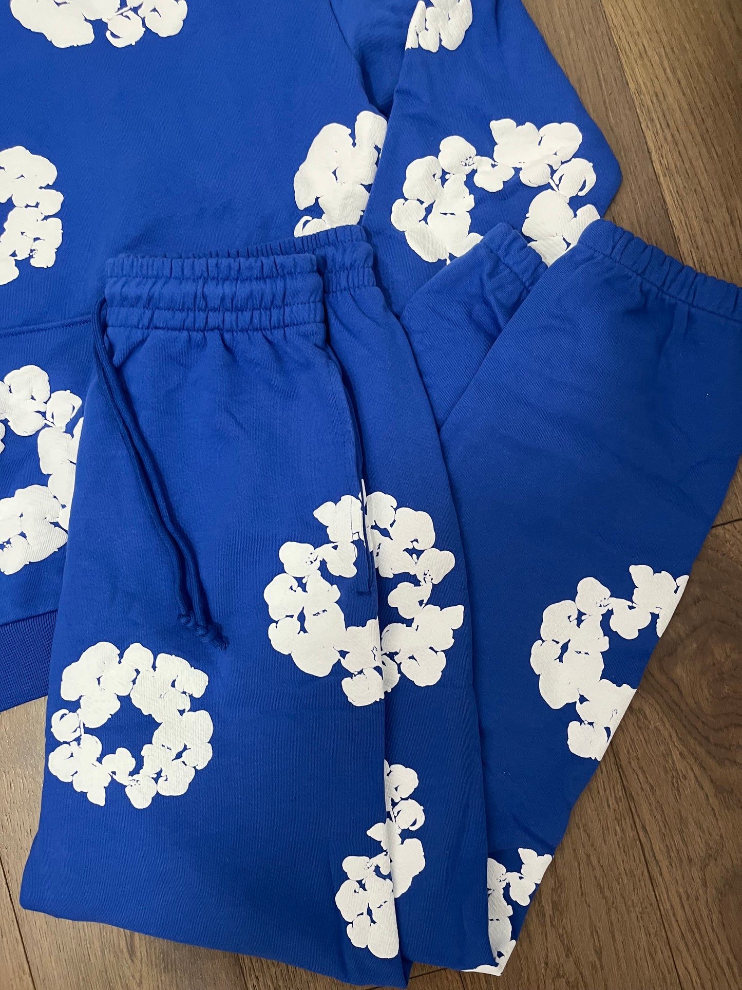 Denim Tears The Cotton Wreath Tracksuit Royal Blue