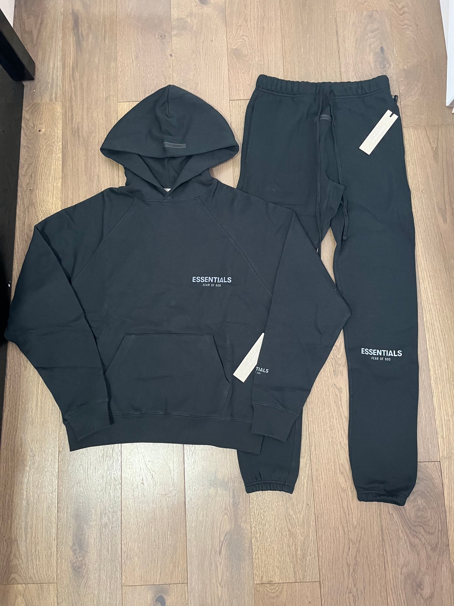 FOG Essentials Tracksuit Black Reflective 'Stretch Limo' SS21