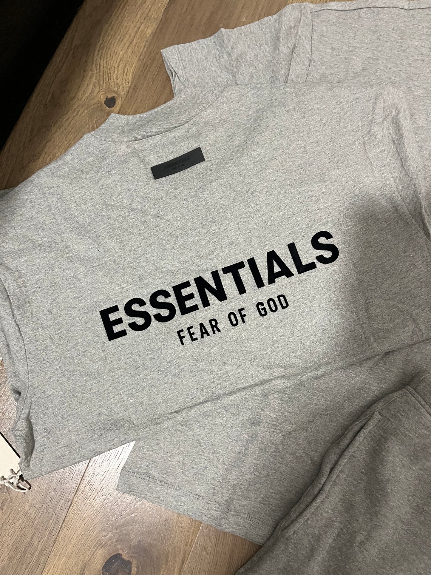 FOG Essentials SS22 Dark Oatmeal Grey Tshirt short set