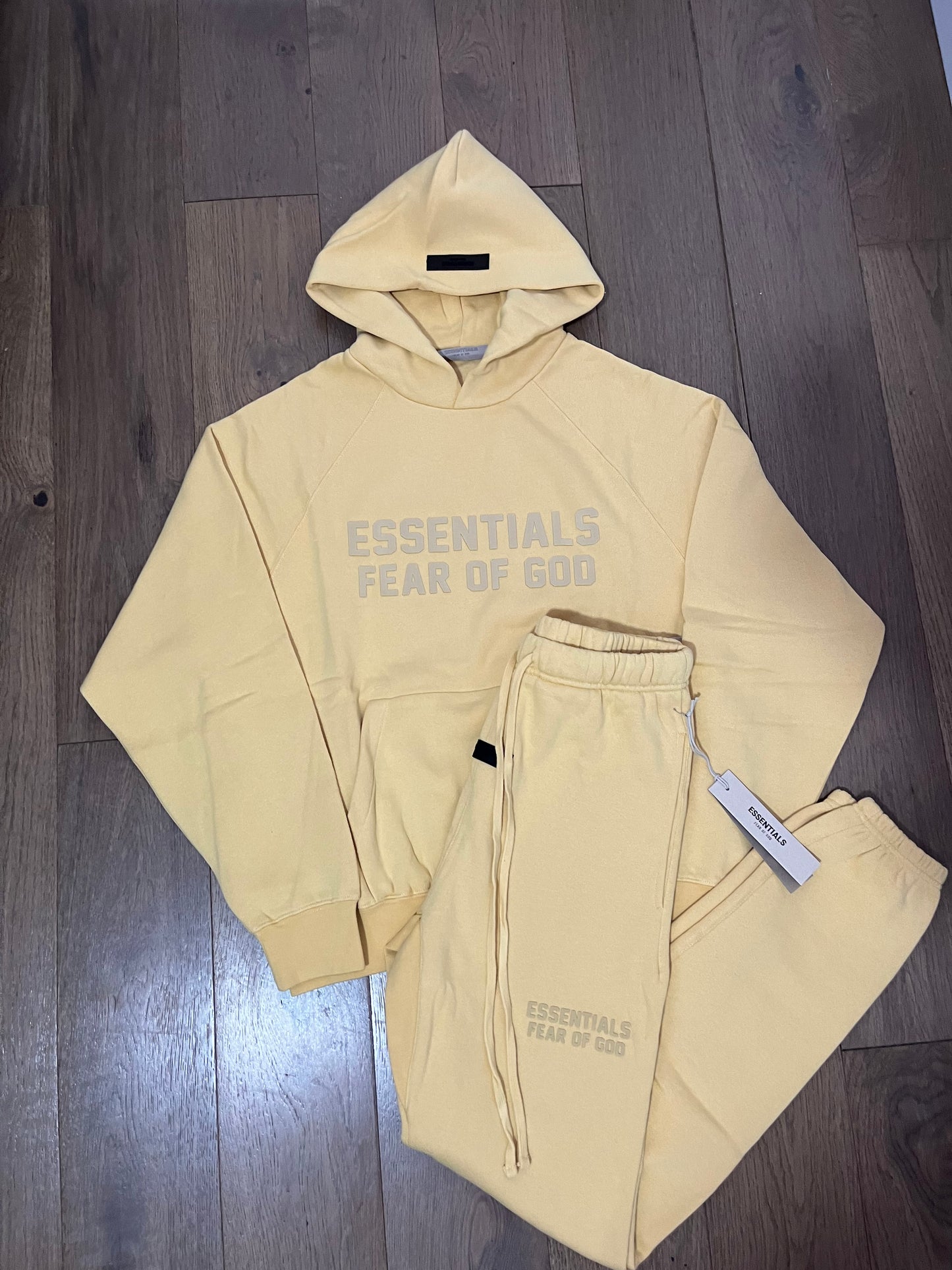 FOG Essentials Tracksuit Yellow 'Light Tuscan' SS23