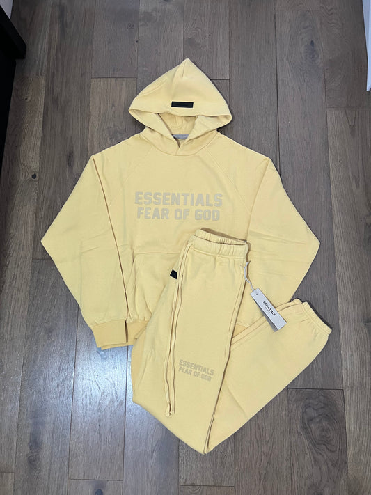 FOG Essentials Tracksuit Yellow 'Light Tuscan' SS23