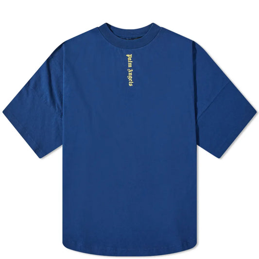 Palm Angels T-Shirt Oversized Yellow Letters