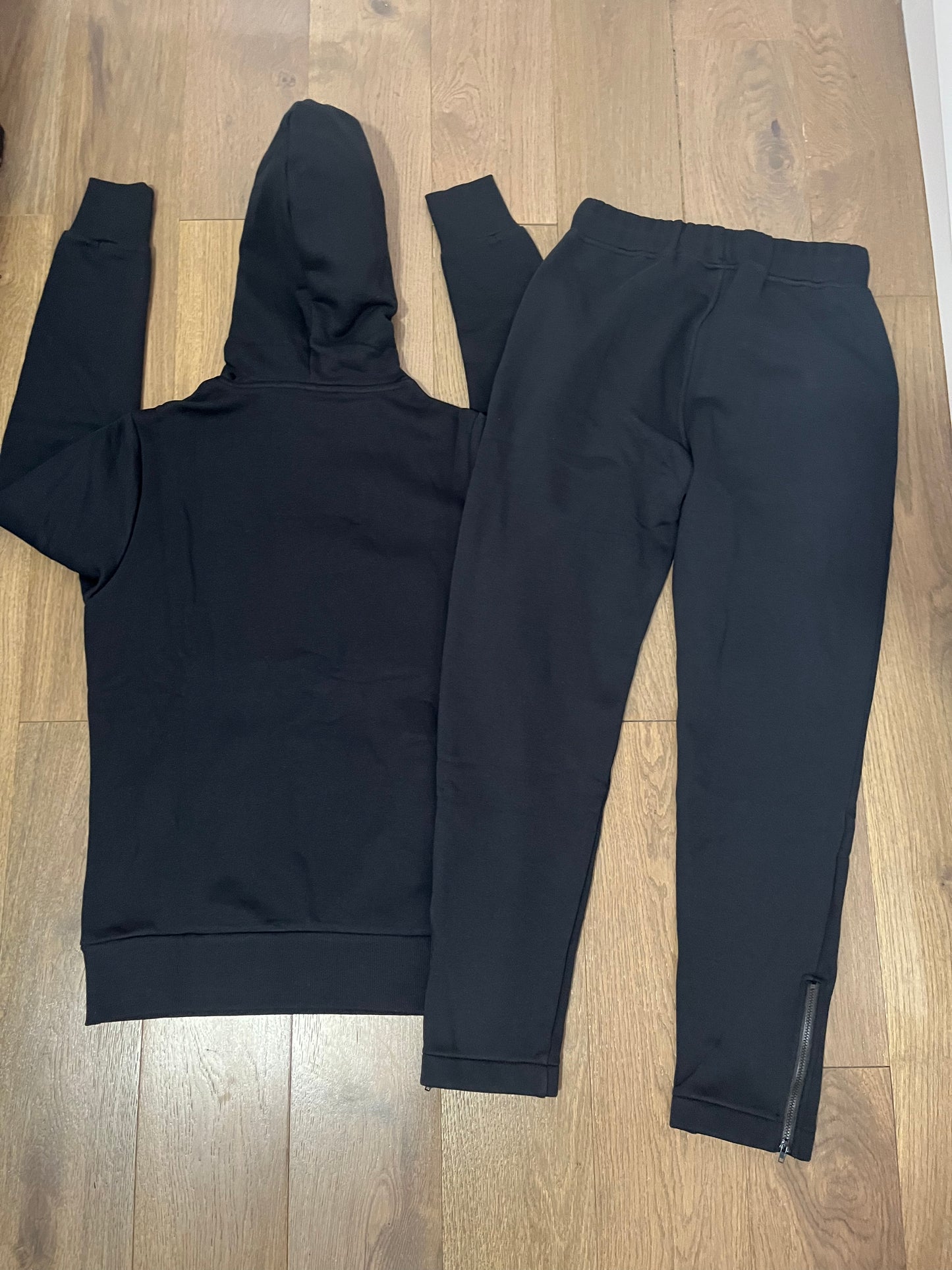 Trapstar Shooters Triple Black Monochrome Tracksuit