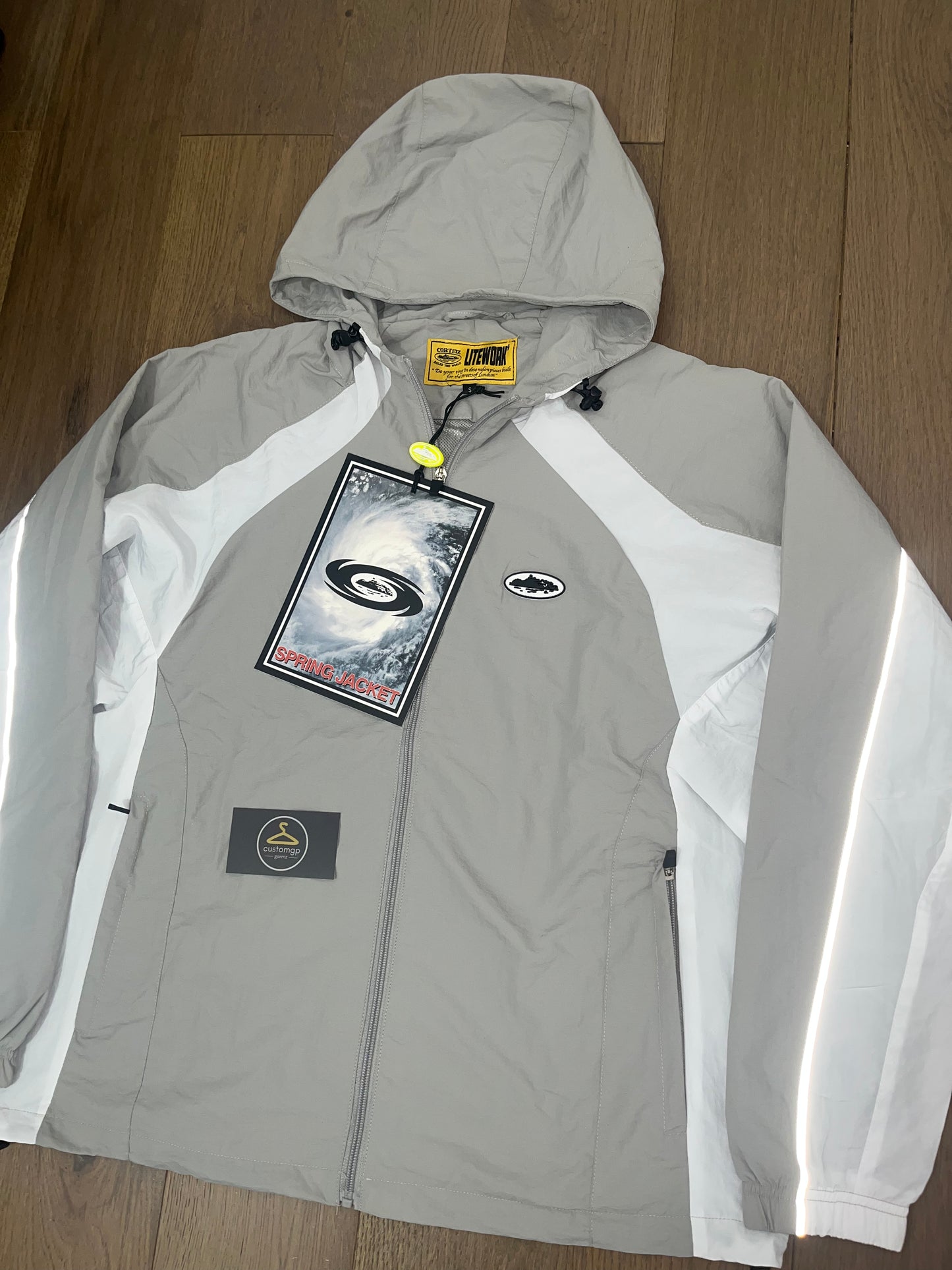 Cortiez Crtz RTW Spring windbreaker jacket grey white