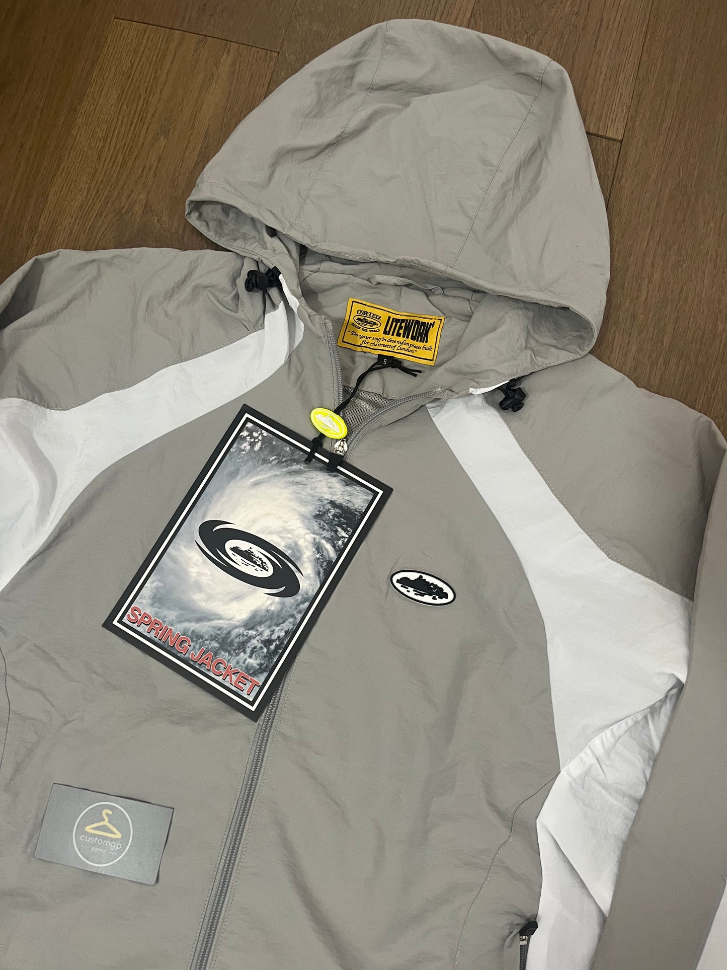 Cortiez Crtz RTW Spring windbreaker jacket grey white