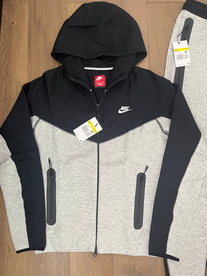 Tech Fleece New season black grey tracksuit