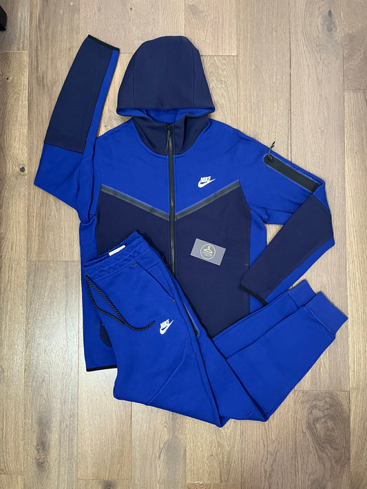 New season Tech Fleece Deep Royal Blue Tracksuit