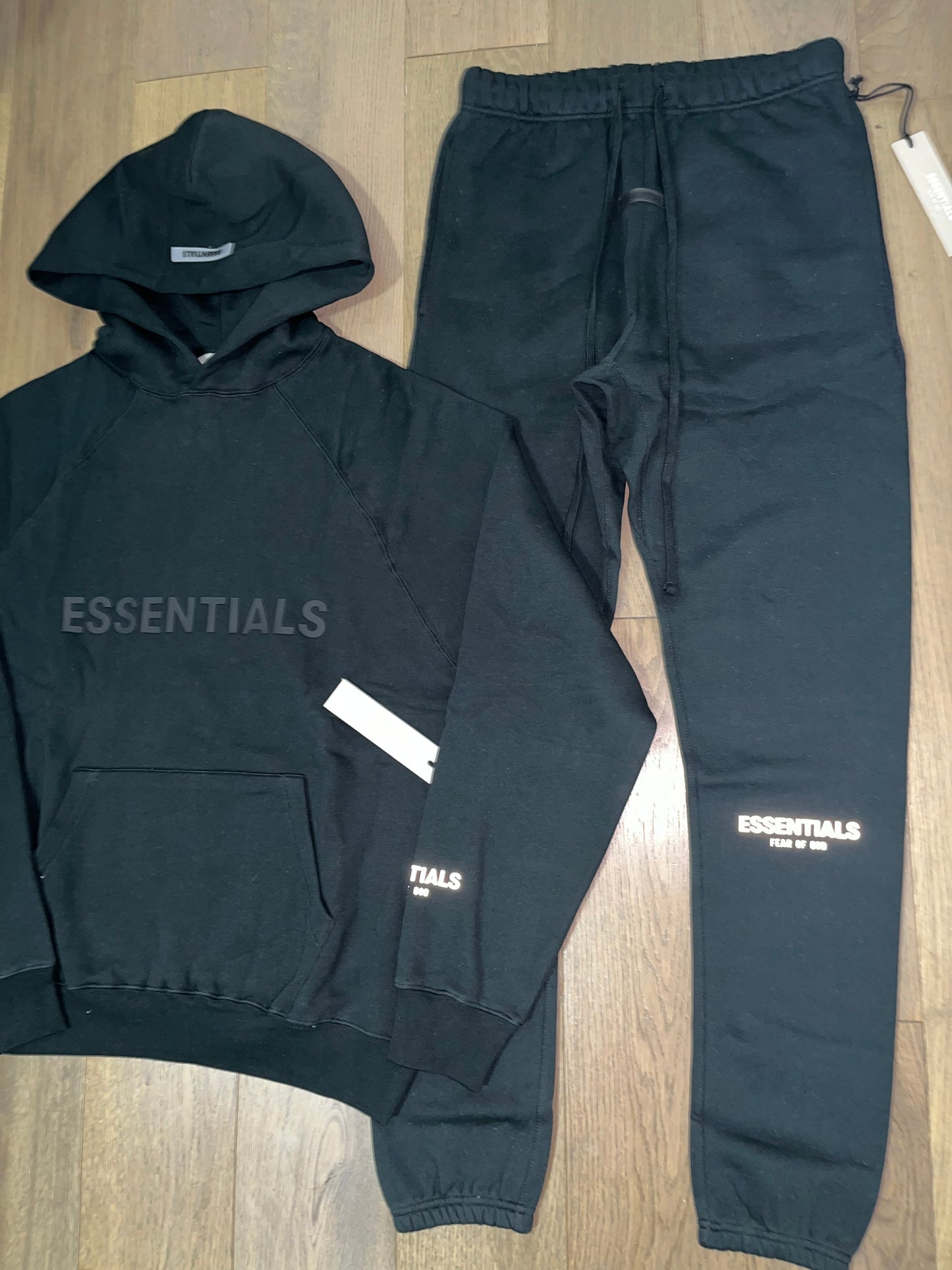 FOG Essentials SS20 Black 'Stretch Limo' Tracksuit