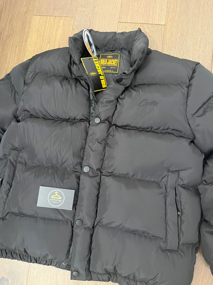 Corteiz crtz rtw Bolo Triple Black Puffer Jacket