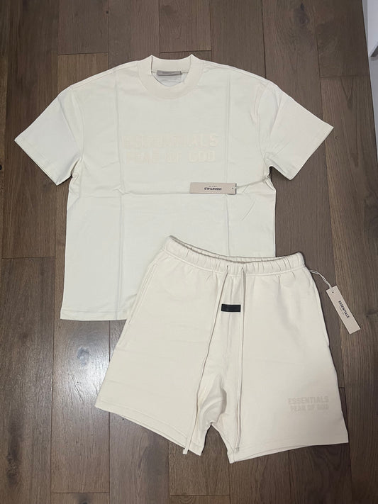 FOG Essential SS23 'Egg Shell' T-shirt & short set