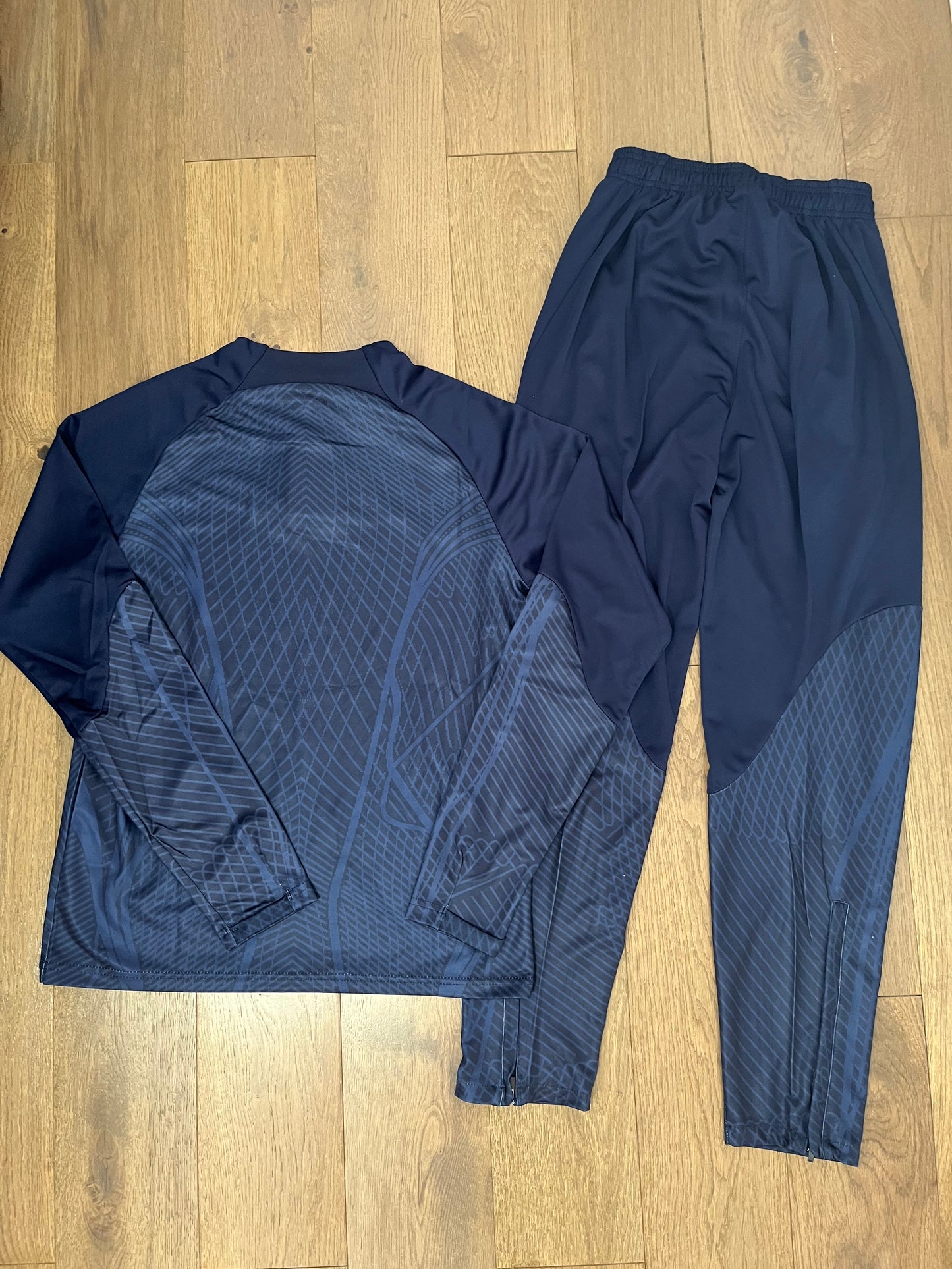 Strike Dri-Fit Tracksuit Navy Blue / Red